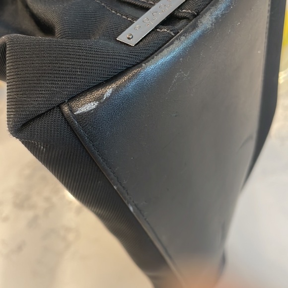 Vintage Coach Leather & Microfiber Fabric Satchel - Picture 4 of 15